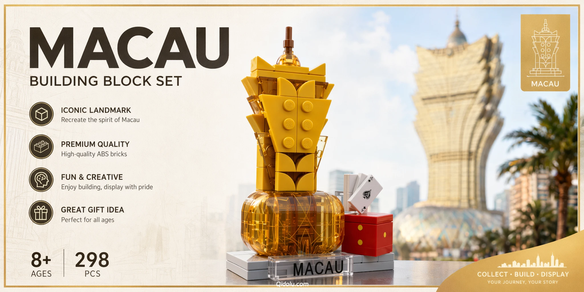 The “Oriental Monte Carlo” in the Palm of Your Hand! Build Your Exclusive Macau Memory 🇲🇴🎲