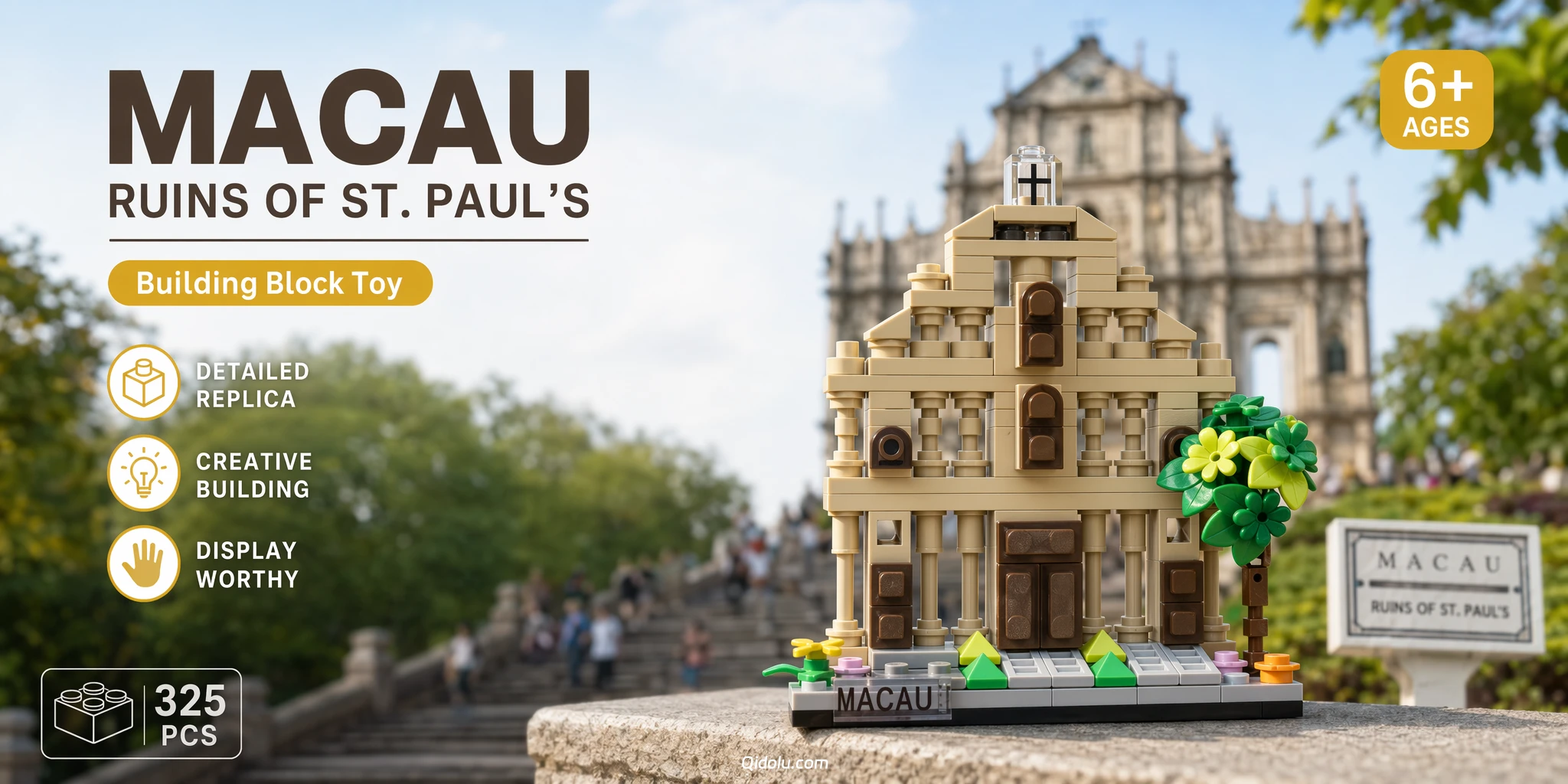 The Macau Calling Card in the Palm of Your Hand! Build Your Own “Ruins of St. Paul’s” Memories 🇲🇴🏛️