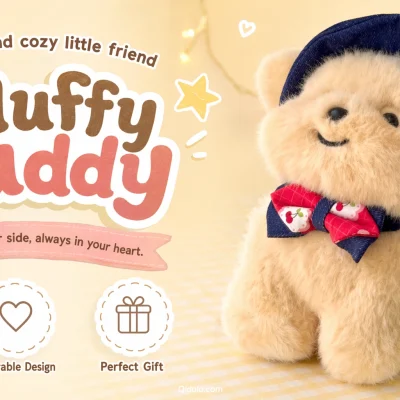Orso Curativo Versatile — Peluche Interattivo “BeiBei Bear” con Cambio d’Abbigliamento