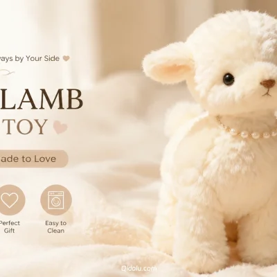 Elegant Pearl Lamb — “ZhenZhen” Plush Toy