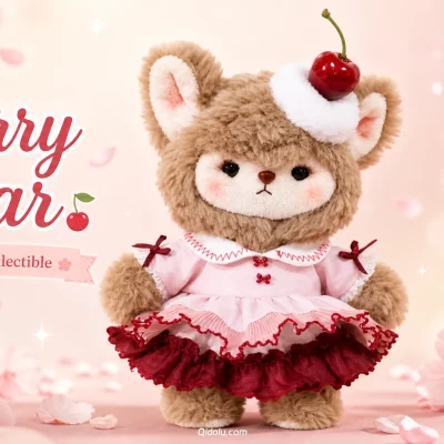 Sweet Cherry Princess Bear — “Cherry Bear” Plush Toy