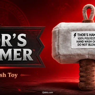 Where Power Meets Cuteness — “Thor’s Hammer” Plush Toy