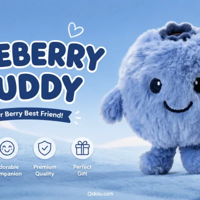 Healing Blueberry Sprite — “Blueberry Buddy” Plush Toy