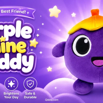 Healing Purple Shine Sprite — “Purple Shine Buddy” Plush Toy