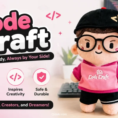 The Programmer’s Healing Companion — “Code Craft” Plush Toy